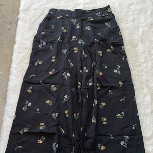 Hollister wide leg loose floral pants